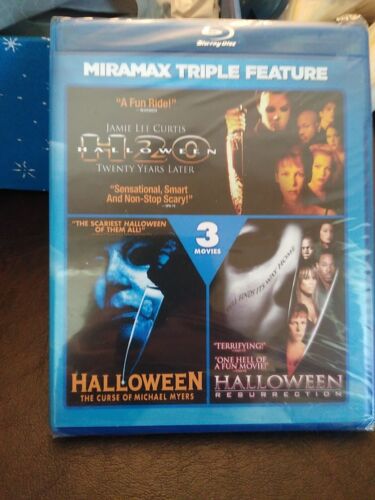 HALLOWEEN TRIPLE FEARURE (Blu-Ray- 3 Film Set) H2O, Curse, Resurrection. NEW - Picture 1 of 4