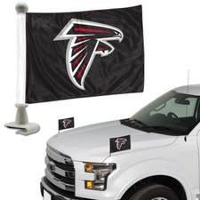 Atlanta Falcons NFL Ambassador Car Flag Set