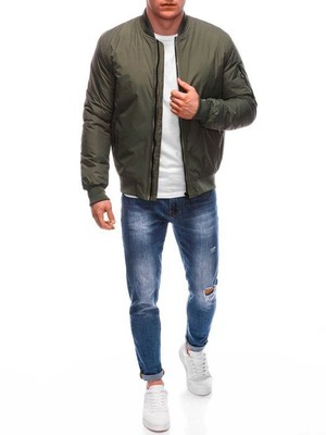 Bomberjacke - olive S/M
