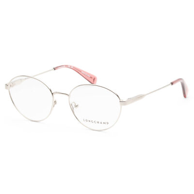 Longchamp Eyeglasses Lo2154 040 Silver 52/17/140 - NWT LO2154 Eyeglasses Frames by Longchamp main image 3
