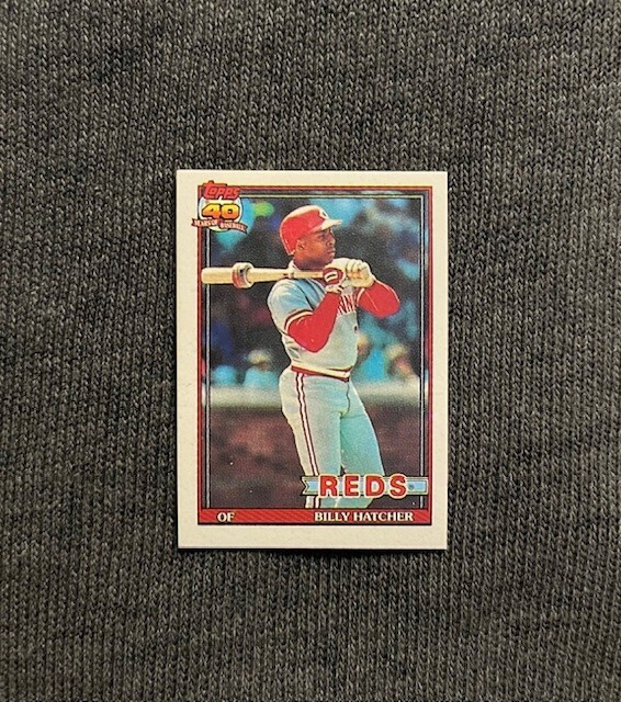 1991 Topps Micro #604 Billy Hatcher Card