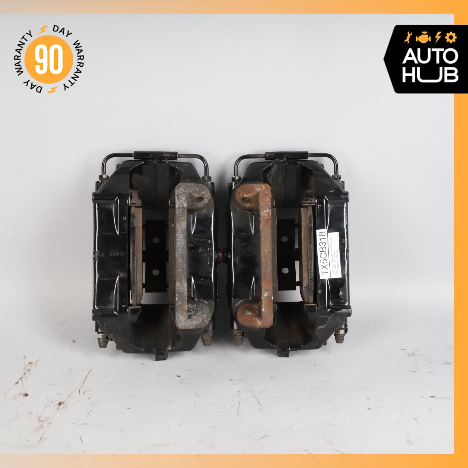 00-02 Aston Martin DB7 Vantage Rear Left & Right Brake Caliper Brembo Set OEM
