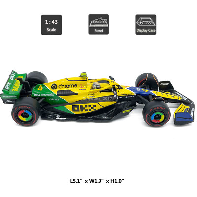 1:43 2024 F1 McLaren MCL38 Model Car Monaco Grand Prix Formula 1