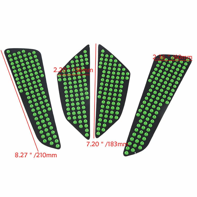Adesivo protetor de joelho adesivo almofada tanque de óleo frontal motocicleta para Kawasaki - Imagem 2 de 4