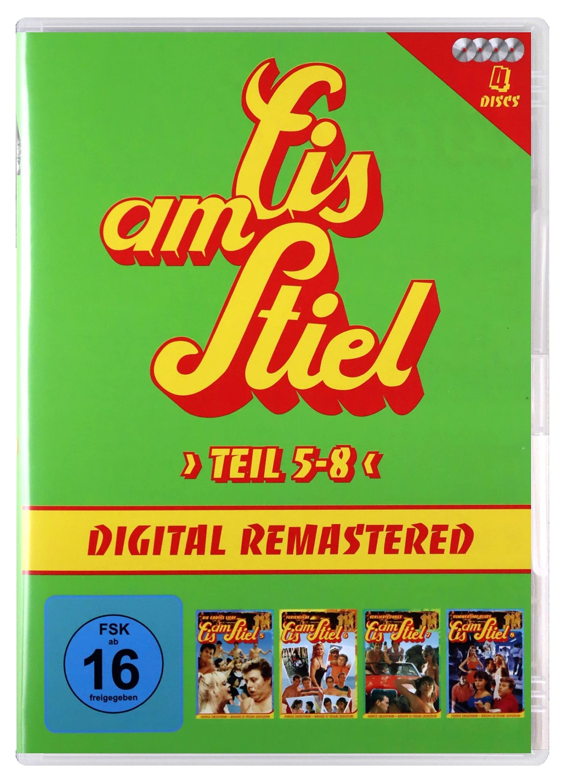Eis am Stiel 5-8 Jumbo Amaray (exkl.Alpha) [4 DVDs] (DVD) Jesse Katzur Zachi Noy
