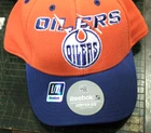REEBOK Center Ice Collection NHL Hat EDMONTON OILERS L/XL New