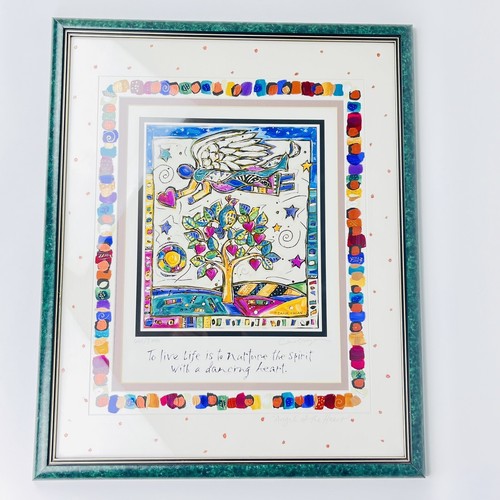 Carol Hagan Limited Print Hand Signed Numbered 660/3000 Angel of the Heart 1998