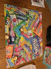 Springbok Sweet Tooth 1000 Pc Jigsaw Puzzle Complete #38-10911 Candy Fun Snacks