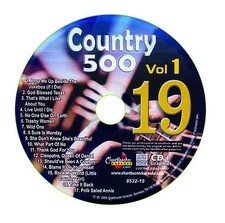 KARAOKE CHARTBUSTER CD G COUNTRY 500 CB8532 VOL.1 DISC  19