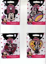 APPLICAZIONI TERMOADESIVE DISNEY JUNIOR "MINNIE"  TOPPE PER BAMBINA GLITTERATE