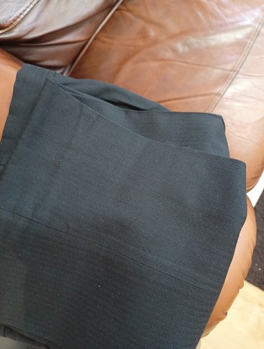 FH The Tailoring Experience Pantalone Uomo 100% Lana Nero Taglia W34 L32 - Foto 12 di 12