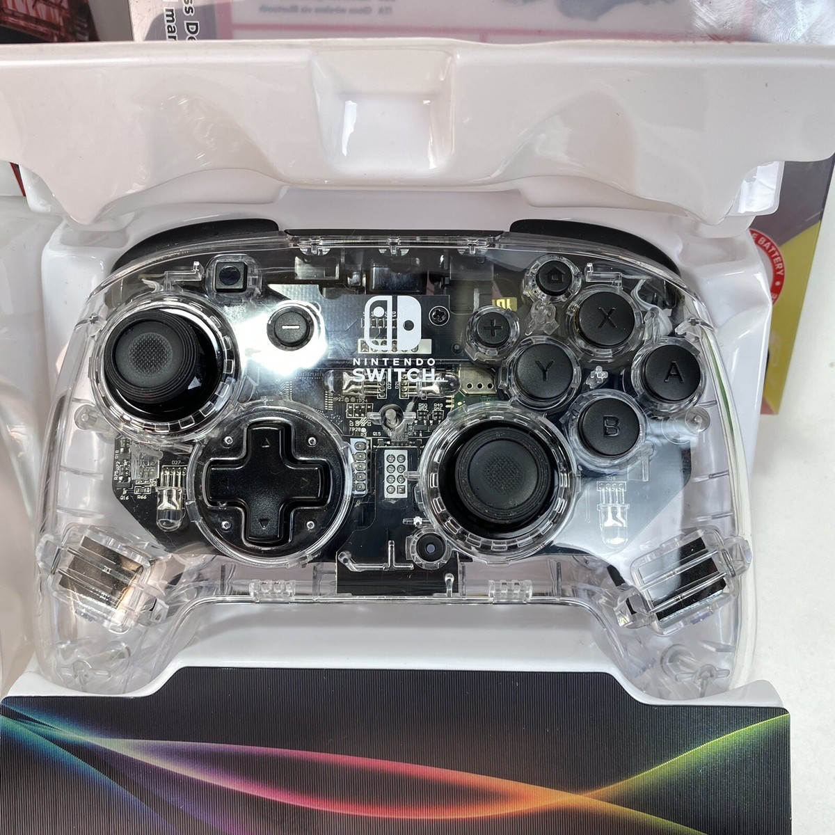 2X NINTENDO SWITCH AFTERGLOW WIRELESS SANS FIL CONTROLLER