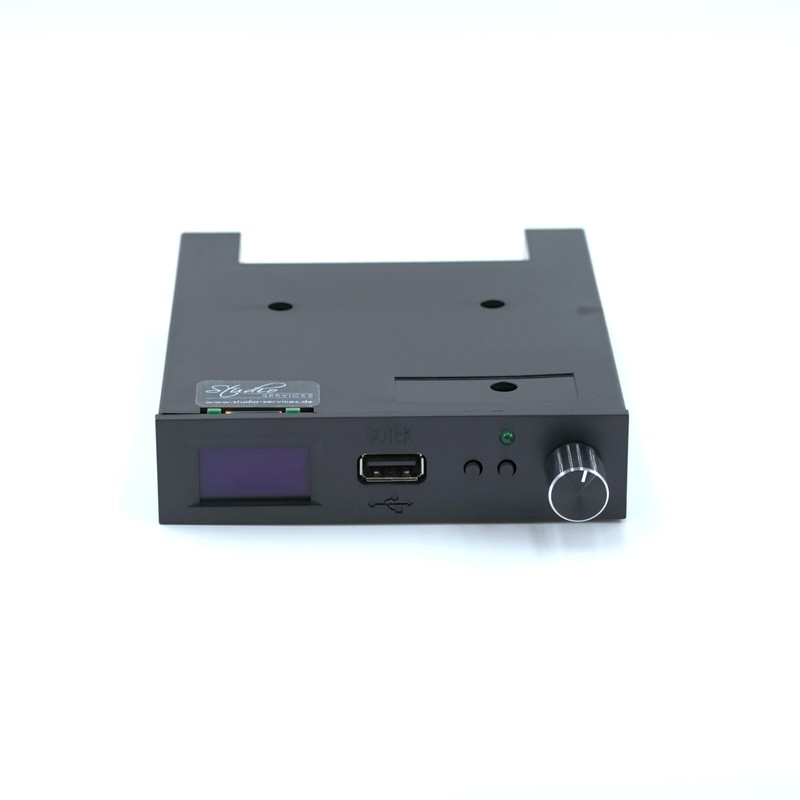 Gotek FlashFloppy LARGE OLED Rotary Encoder AMIGA ATARI AKAI EMU ROLAND Black