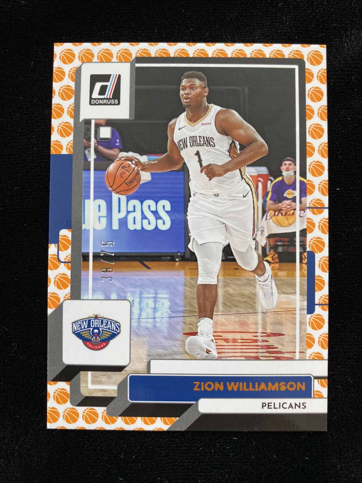 2022-23 ZION WILLIAMSON Panini Donruss Basketball Parallel /75 SP #164 Pelicans
