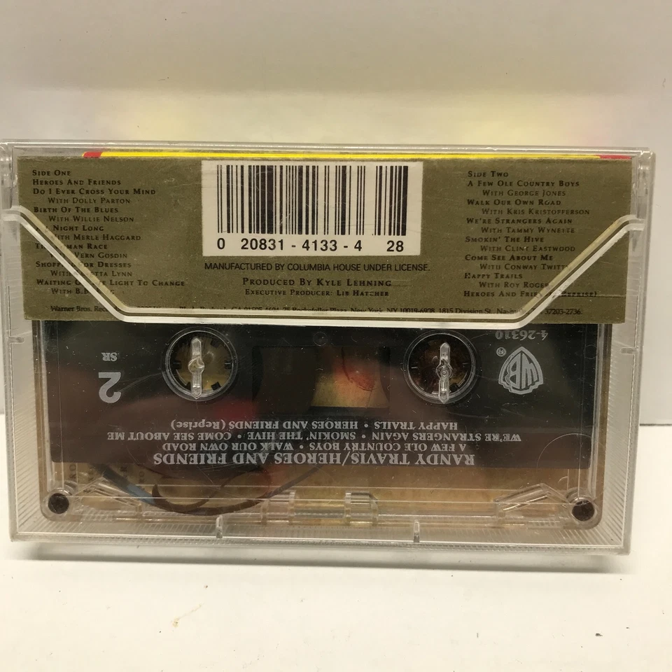 Randy Travis Duets Heroes And Friends Cassette Tape Warner Bros Records - Image 2 of 3