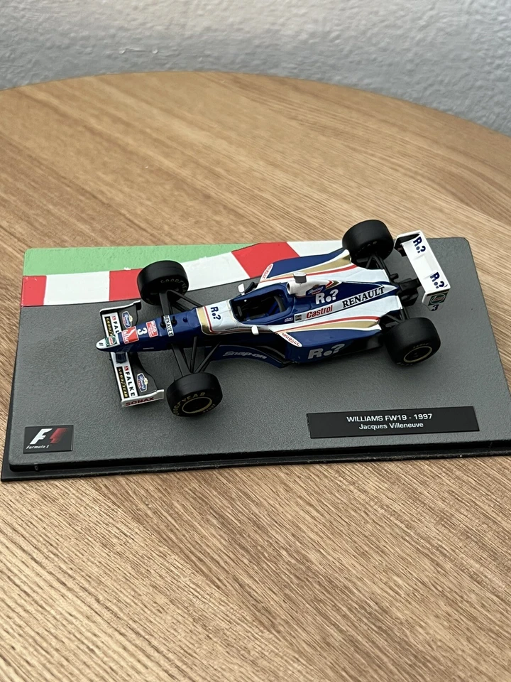 Colección Coche Panini F1 Colección Jacques Villeneuve Williams Renault FW19 B4 Foto 2 de 2