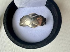 Vintage 925 Sterling Silver Puzzle Band Ring Size P or P½ Boxed