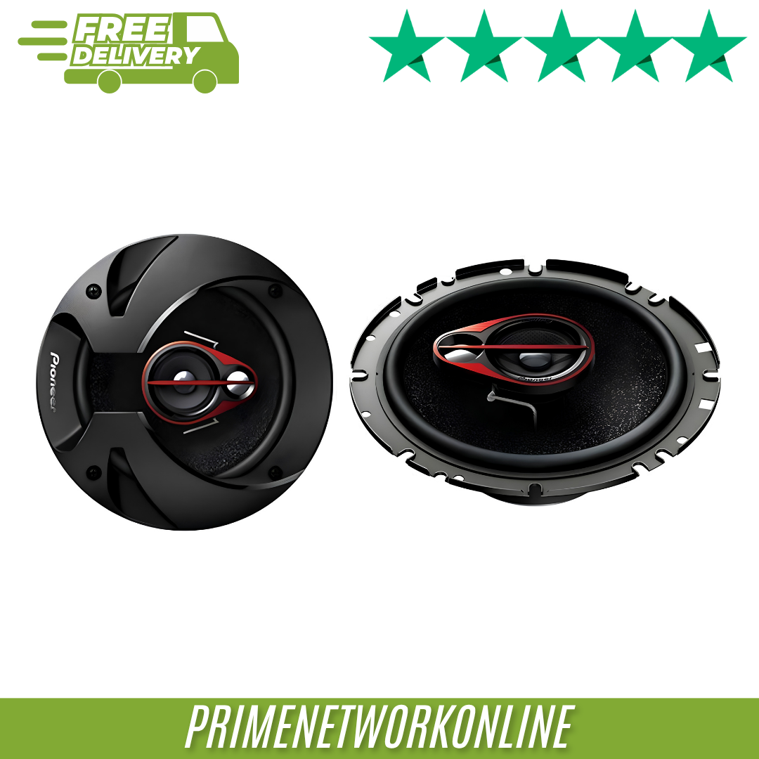 Pioneer 6x9 6x9"" 800W Total Power 3-Way Car/Van Rear Deck Shelf Speakers Grills - Image 3