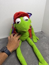 2002 Macy's Exclusive Kermit The Frog-Tographer 26  Plush Torn Foot