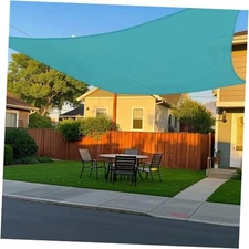 Rectangle Sun Shade Sail 12' x 16' for Patio Backyard Permeable Canopy Awning 