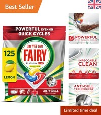 Image of Platinum Plus Citrus All-in-One Dishwasher Tablets: 125 Pack for Sparkling Clean