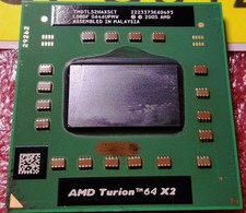 CPU130 - AMD Turion 64 X2 Dual Core TL-52 1.6Ghz CPU TMDTL52HAX5CT