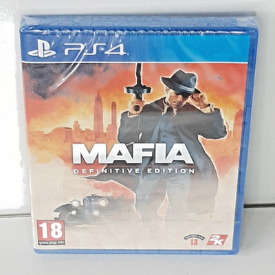 Mafia Definitive Edition PS4 Spiel PAL UK PEGI 18 - Neu & Factory Sealed