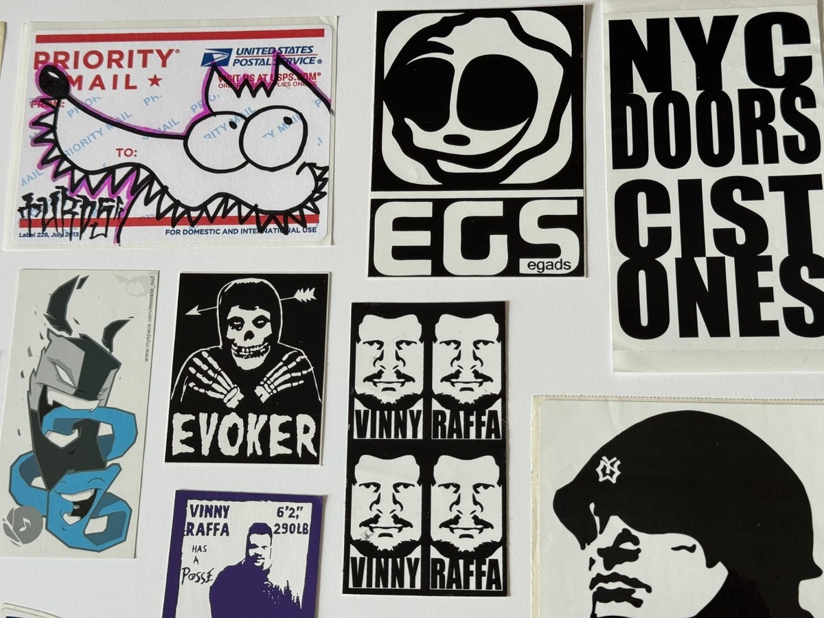 RARE VINTAGE Street Art Graffiti Sticker Lot of 26 - INDECLINE