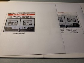 NINTENDO GAME AND WATCH MW-56 Multi-Screen MARIO BROS 1983 WORKING w/Batteries