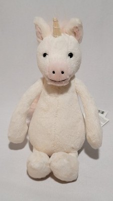 JELLYCAT LONDON LITTLE BASHFUL UNICORN 8 INCH PLUSH WITH PINK