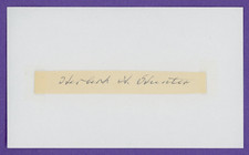 Herb Hunter St. Louis Cardinals Cut Signature (Dec'd 1970)