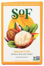 South Of France French Milled Bar Soap Shea Butter - 6 oz