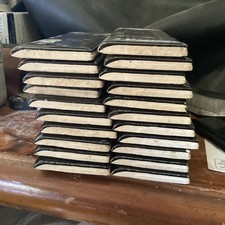 14 Bullnose Wall Tiles American Olean Mexico Bright Black Gloss Ceramic 6 X 2 in