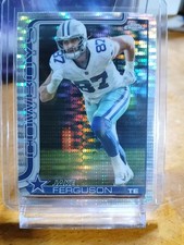 2025 Topps Chrome Football - RARE JAKE FERGUSON PULSAR COWBOYS #75