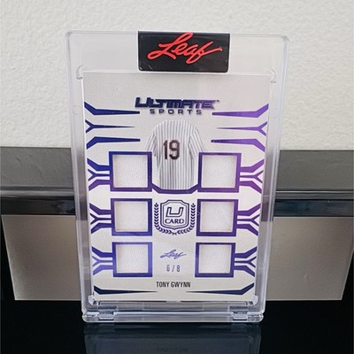 Leaf 2022 Ultimate Sports Tony Gwynn Memorabilia Card #TUC-22 Serial 6/8