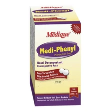 MEDIQUE 20533 Sinus/Allergy Reliever,5mg,PK100 3XKY8