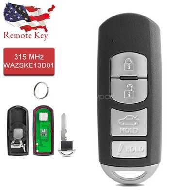 FOR 2014-2019 MAZDA 6 SEDAN REMOTE KEY FOB WAZSKE13D01 GJY9-67-5DY 4 BUTTON