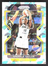 2022 Panini Prizm WNBA #43 Sparkle Taylor Ice Rookie