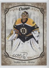 2015-16 Upper Deck Champ's Short Prints Gold Front Tuukka Rask #217 2j2