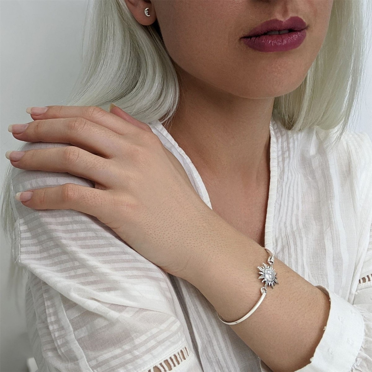 新品】PRY シュウト Silver Hook Bangle [narrow] Sterling