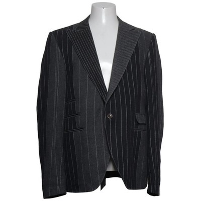 Hans Ubbink, Blazer, Größe: 56, Grau, Acryl/Polyester/Wolle, Streifen #Q8q