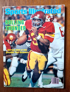 MARCUS ALLEN USC TROJANS 10-5-1981 Sports Illustrated RAIDERS * HOF * FREE SHIP!