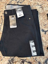 Mens Lee Slim Straight Pants