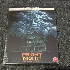 Fright Night Limited Edition 4K UHD & Blu-Ray Steelbook New Sealed