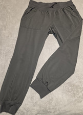 Zella Men's Gray Jogger Pants L Drawstring Pockets Poly/Spandex ZEL11003