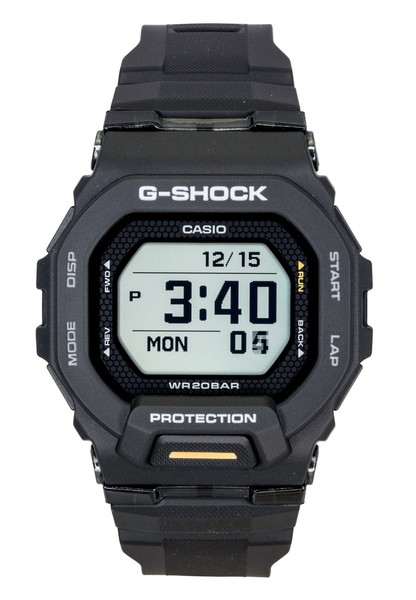 Casio G-Shock Quarz-Sport Schwarz Zifferblatt GBD-200-1A1 200M Harz Herrenuhr-image