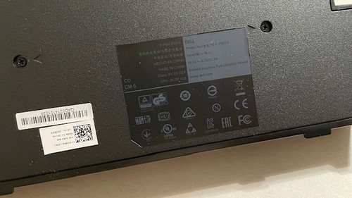 Dell E-Port Plus II Laptops Dockingstation 0YP021 mit Netzteil OEM - Bild 8 von 12