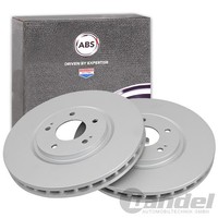 2X A.B.S. Bremsscheiben 320Mm Vorne Passend FüR Mitsubishi Lancer