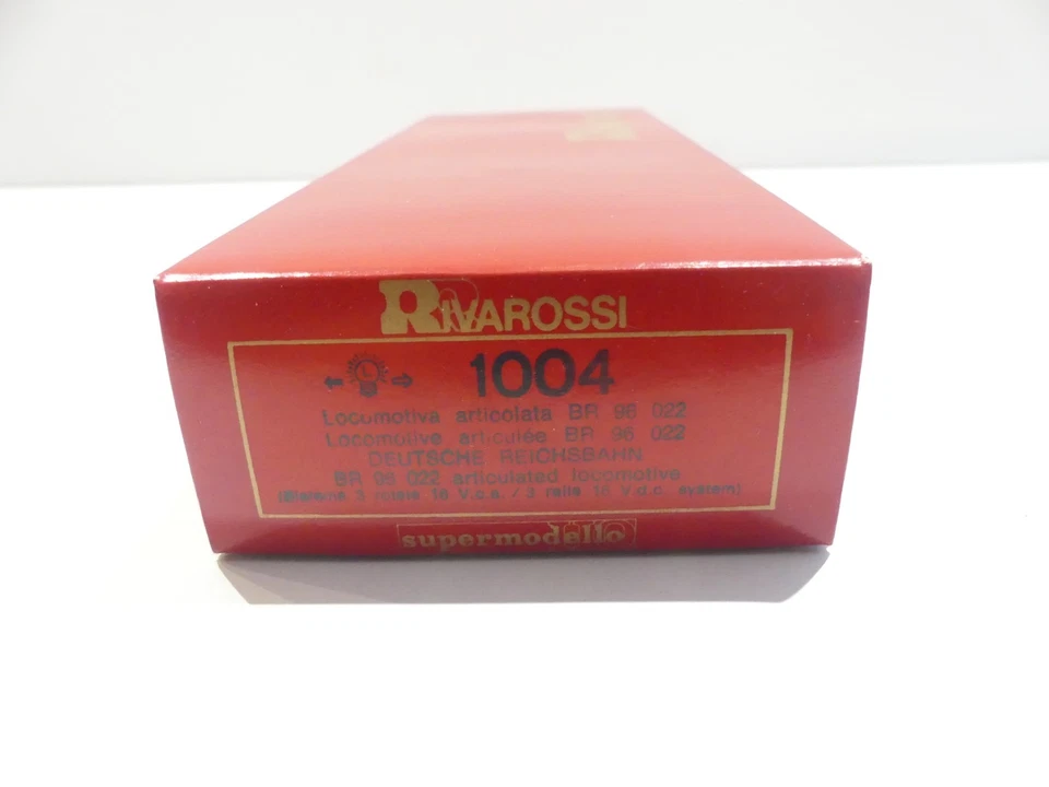 Rivarossi H0 1004 Dampflok BR 96 022 Mallet der DRG AC in OVP V3834 - Bild 2 von 4