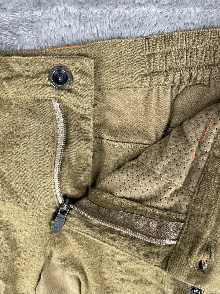 Pantalones First Lite Obsidian Para Hombre Medianos Lana Exterior Caza Carga Marrón Camping Foto 4 de 4